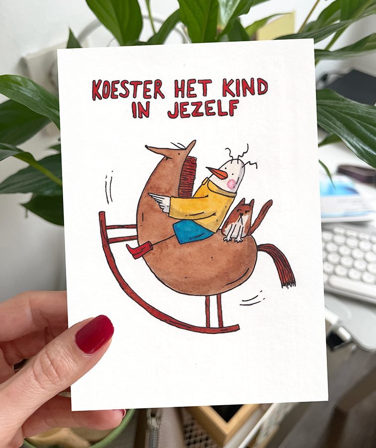Koster Het Kind in Jezelf Postcard Print